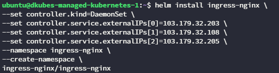 Install Ingress-nginx