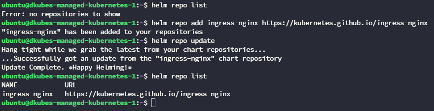 Install Repo Ingress-nginx