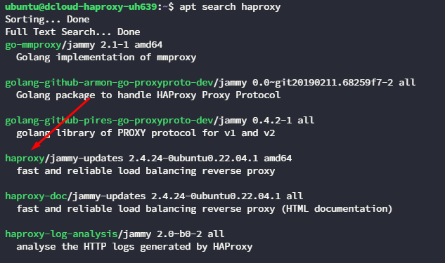 Pencarian HaProxy