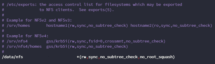 Menambahkan Konfigurasi NFS