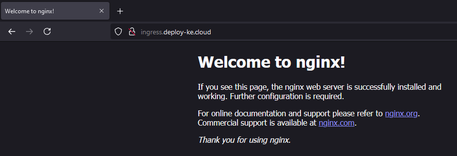 Welcome to Nginx