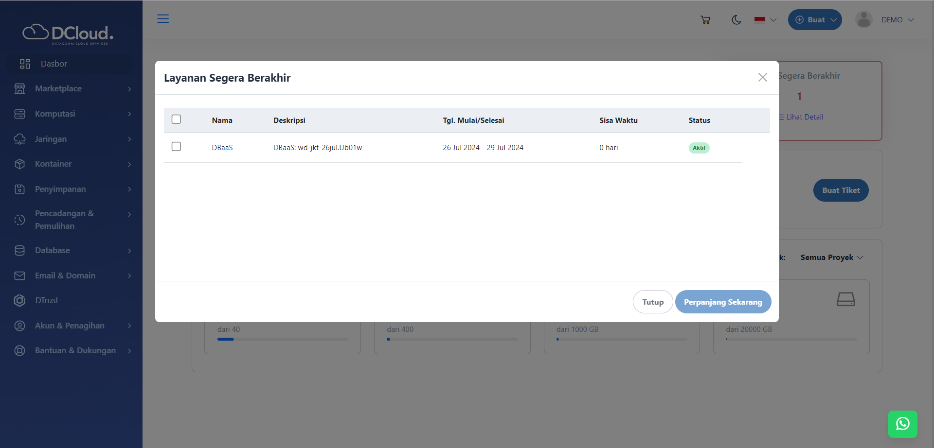 Halaman Layanan Segera Berakhir