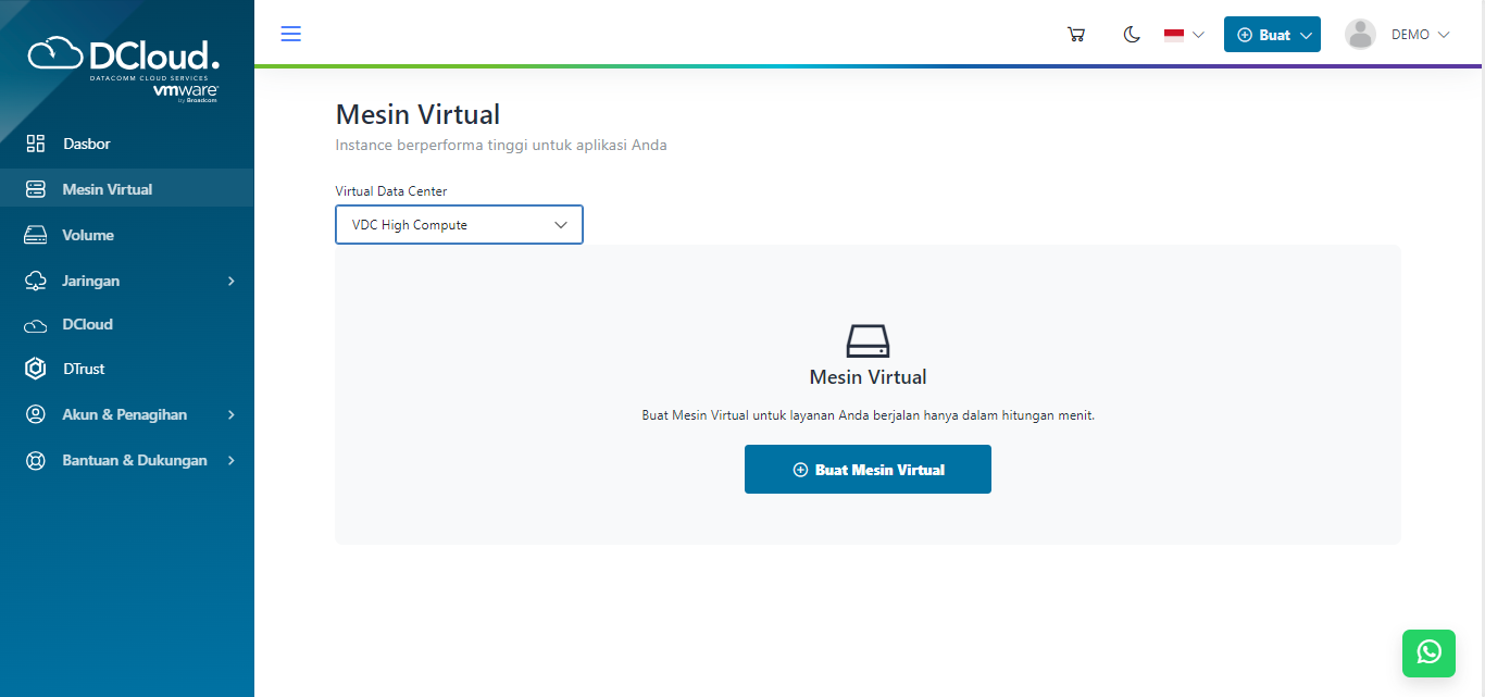 Halaman Mesin Virtual