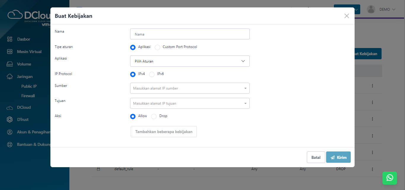 Halaman Buat Kebijakan